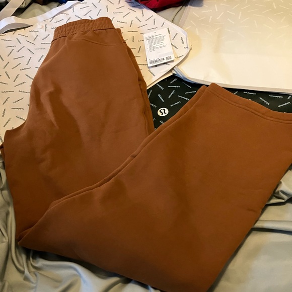 NWT Lululemon Loungeful Straight Leg Pant Sz 6 Butternut Brown